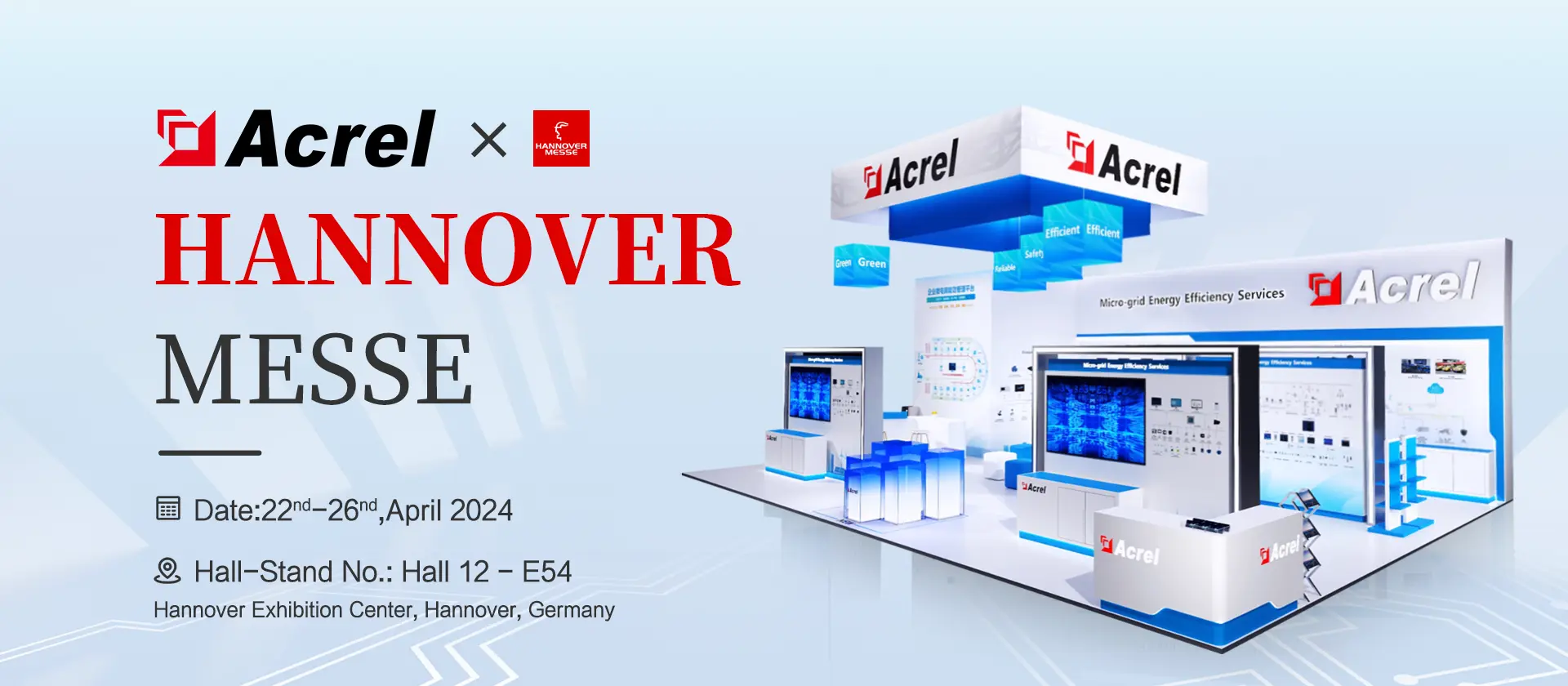Acrel hannover booth information